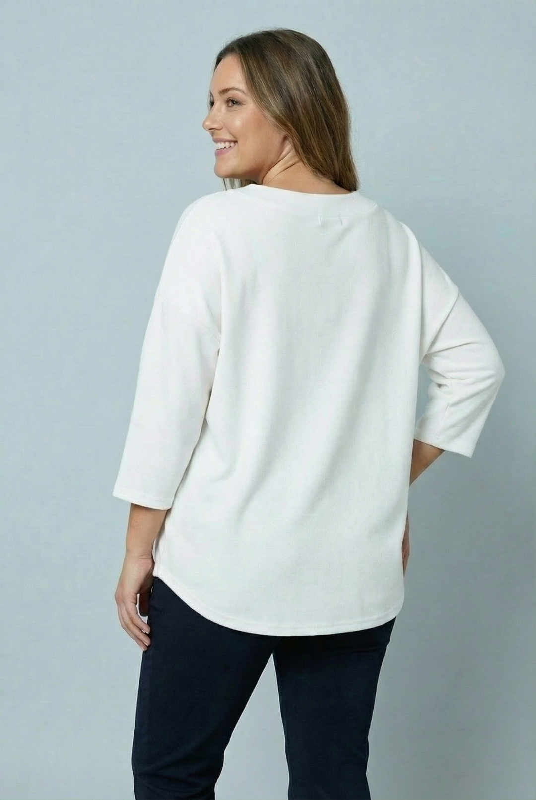 "AMIRA" Soft Knit Top - Off White