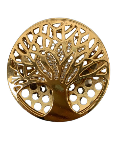 Tree Of Live Gold Brooch