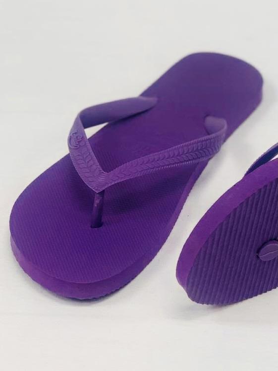 “ZOHULA” Plain Purple Flip Flops