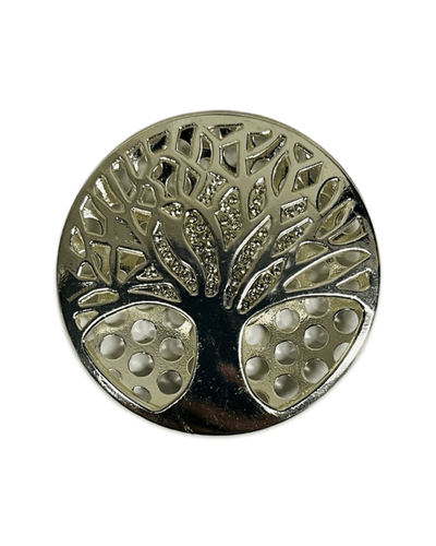 Magnetic Tree Of Life Silver Brooch