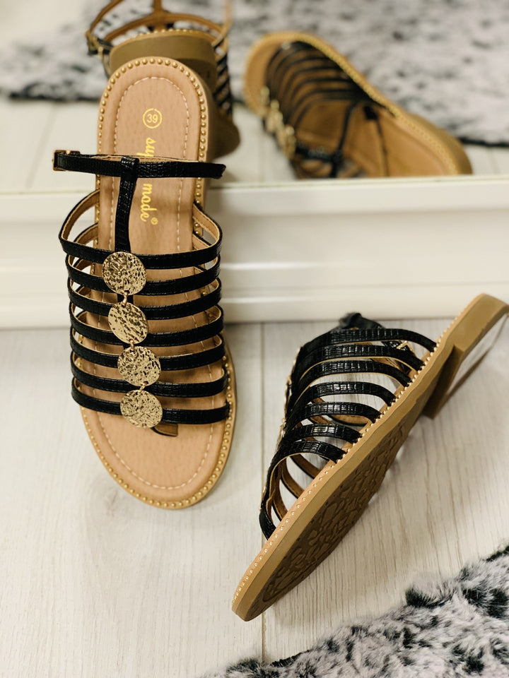 "DEBRA" Sandal - Black