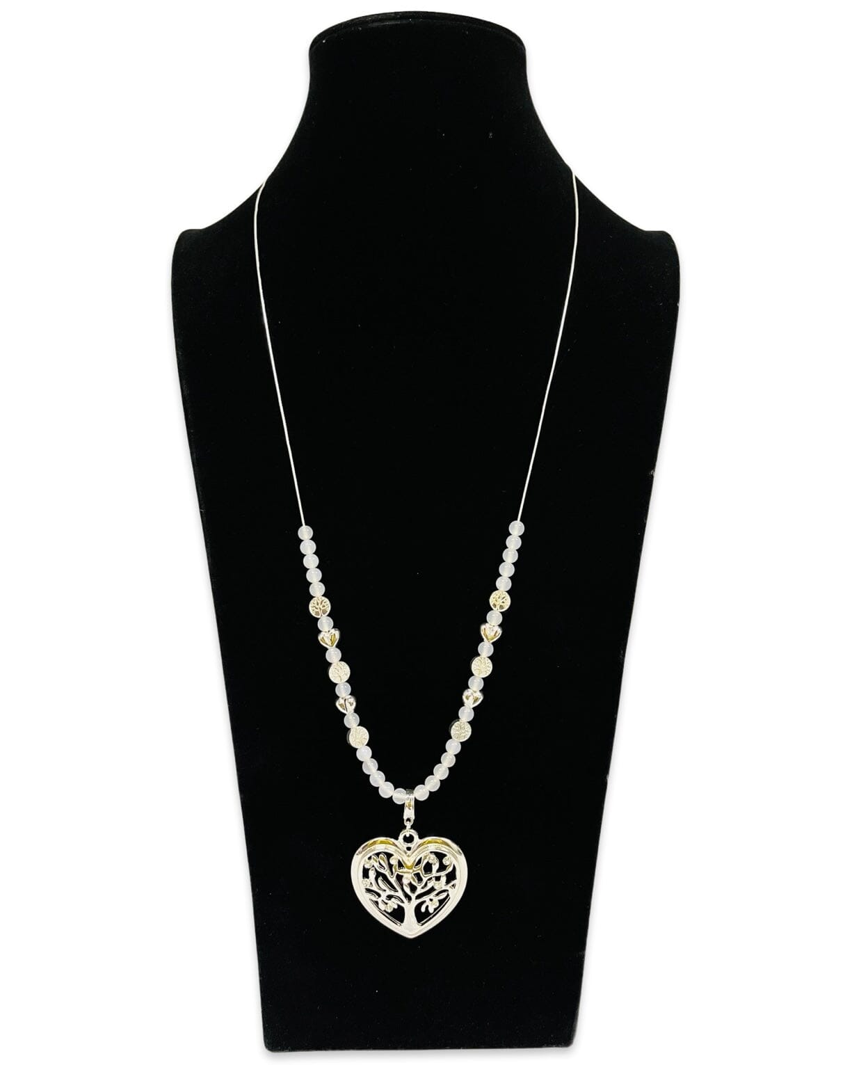 Tree Of Life Heart Statement Necklace