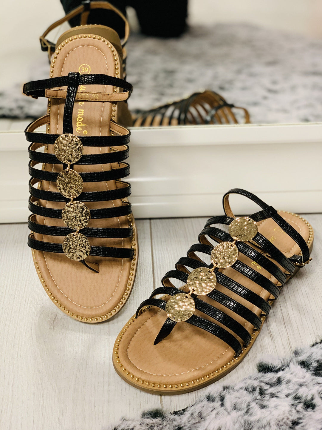 "DEBRA" Sandal - Black