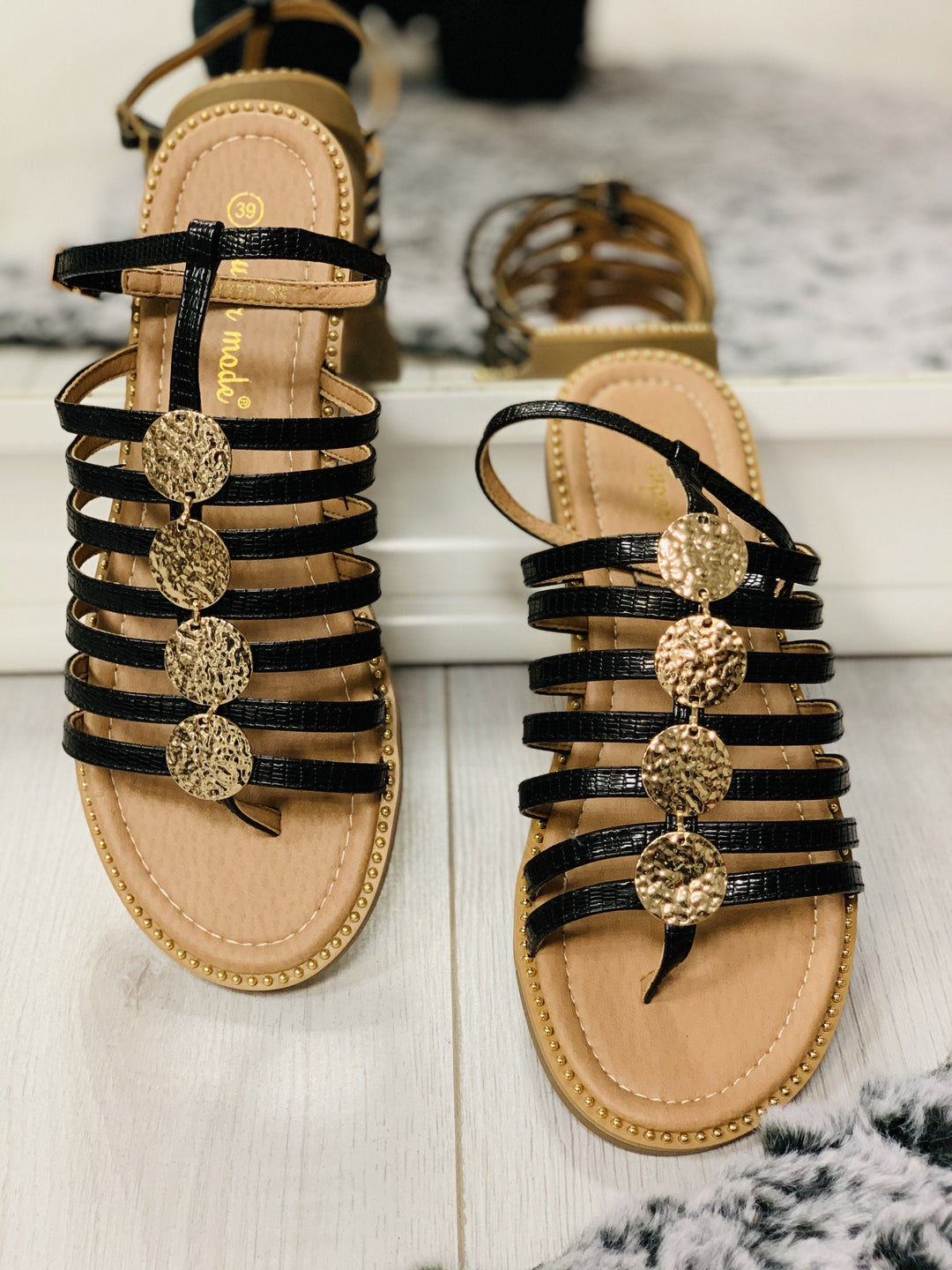 "DEBRA" Sandal - Black