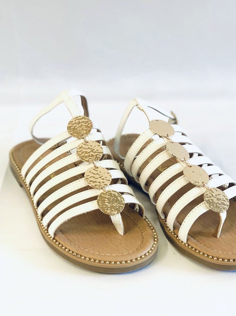 "DEBRA" Sandal - White